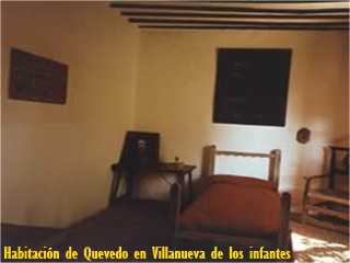 Habitacin de Quevedo en Villanueva de los infantes